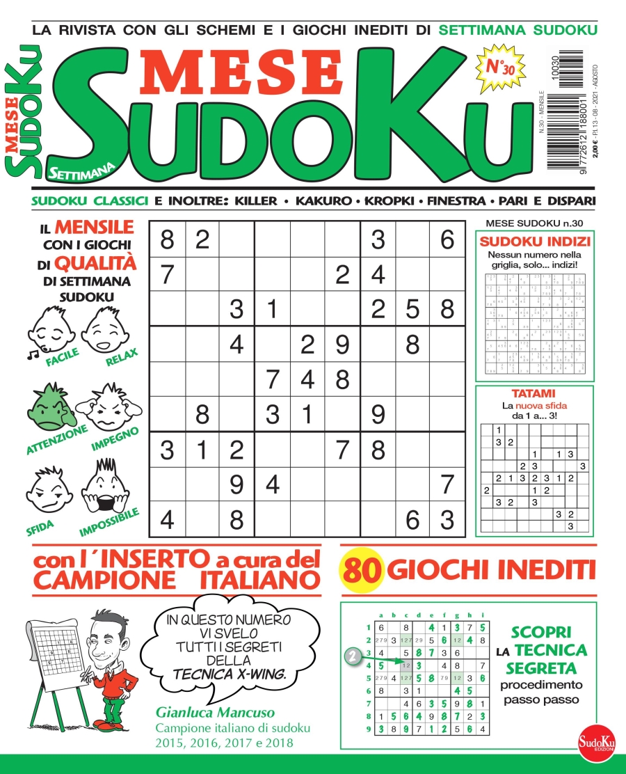 Copertina Settimana Sudoku Mese n.30