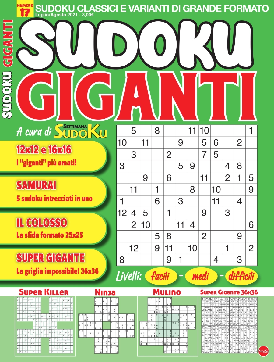 Copertina Sudoku Giganti n.17