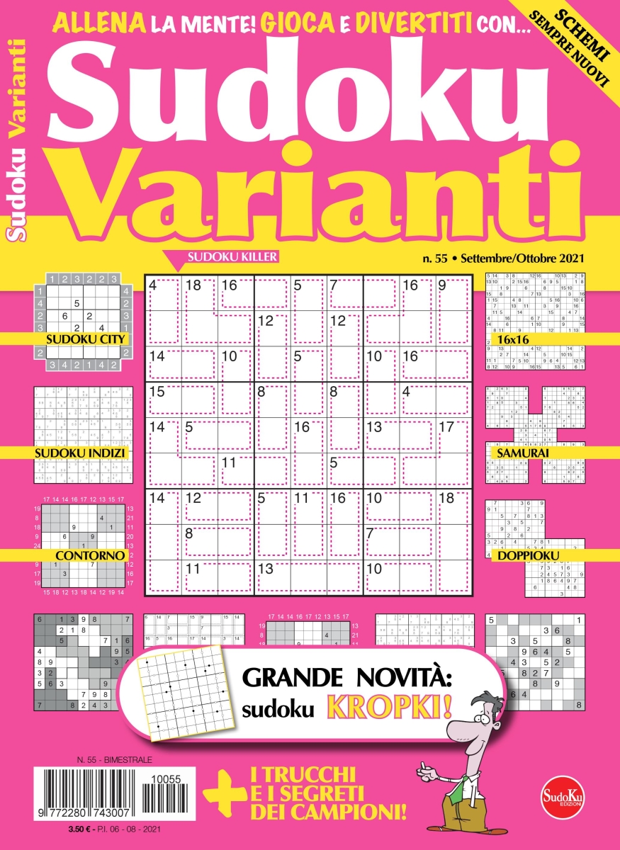 Copertina Sudoku Varianti n.55