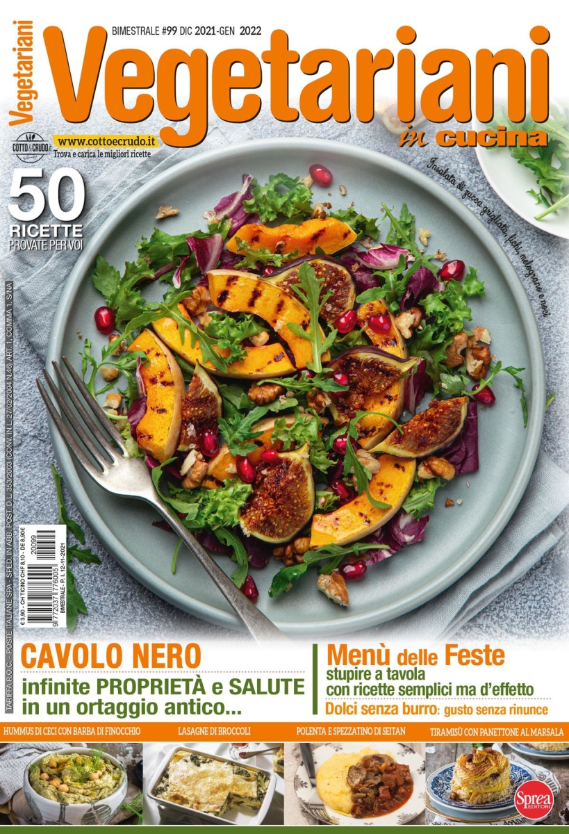 Copertina Vegetariani in Cucina n.99