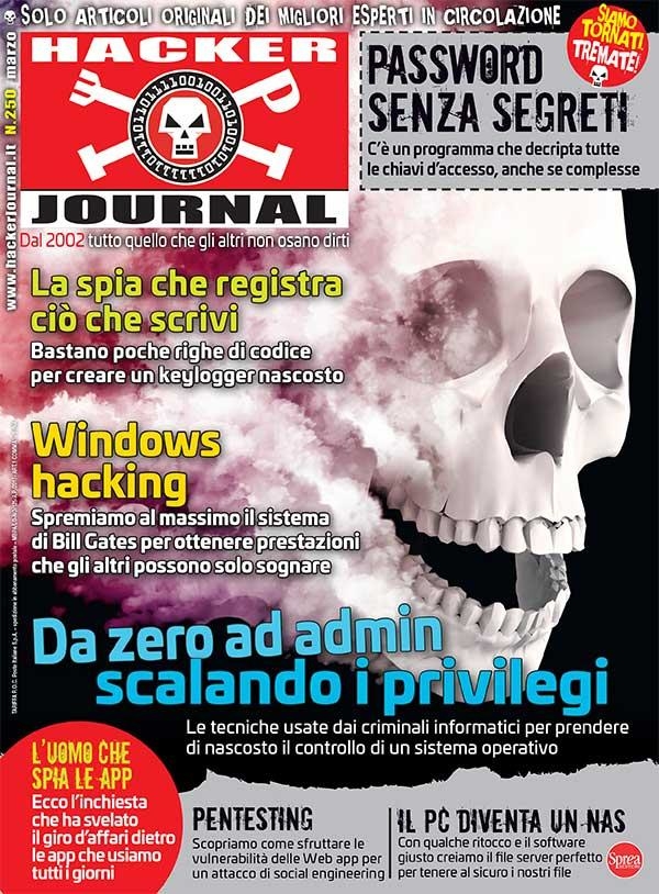 Copertina Hacker Journal n.250