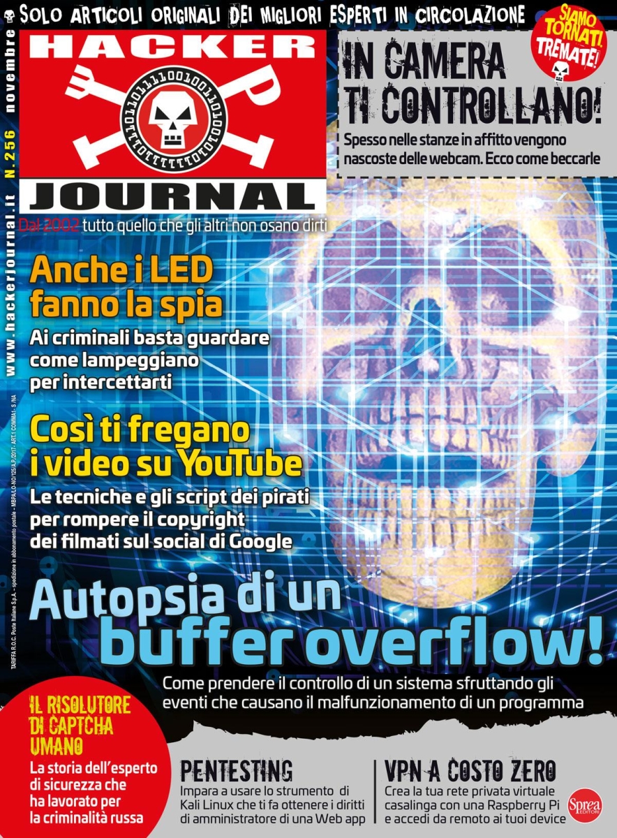 Copertina Hacker Journal n.256