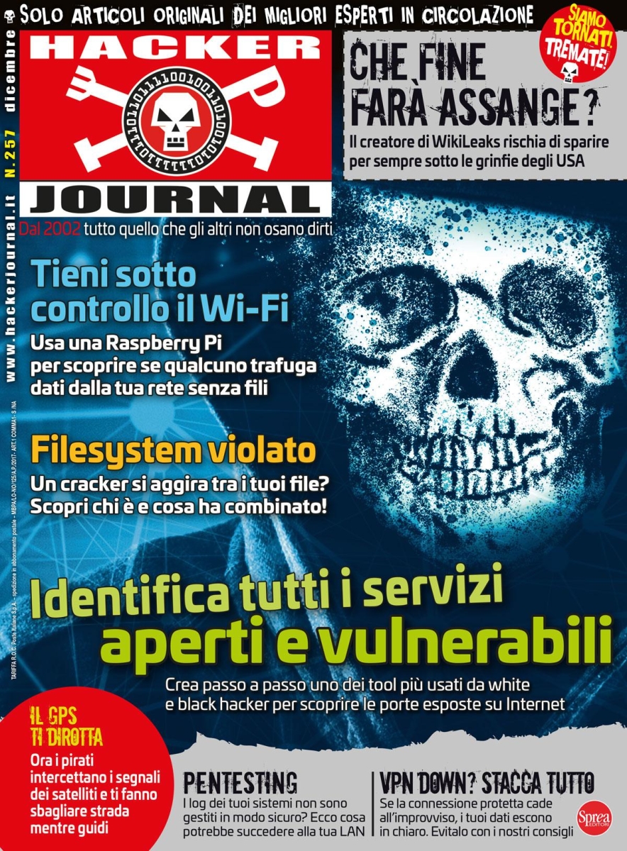 Copertina Hacker Journal n.257