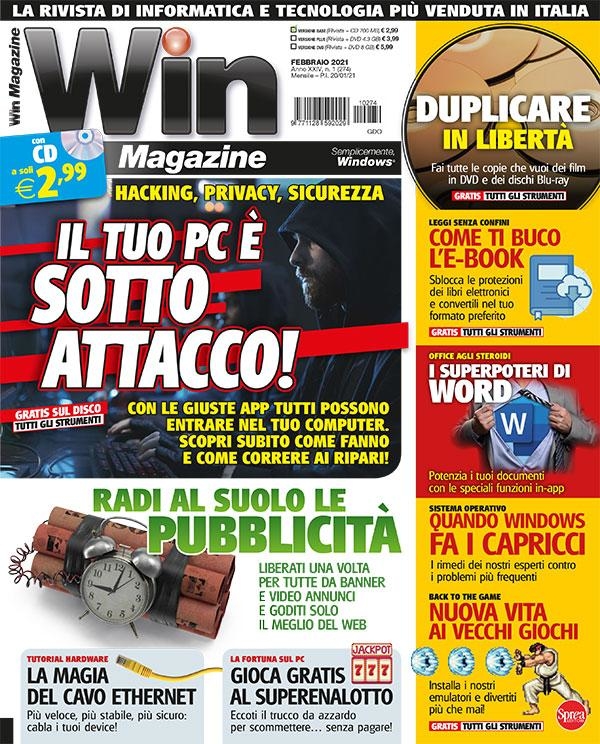 Copertina Win Magazine n.274