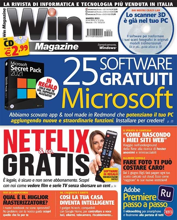 Copertina Win Magazine n.275