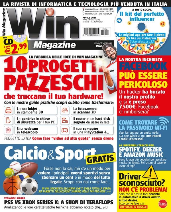 Copertina Win Magazine n.276