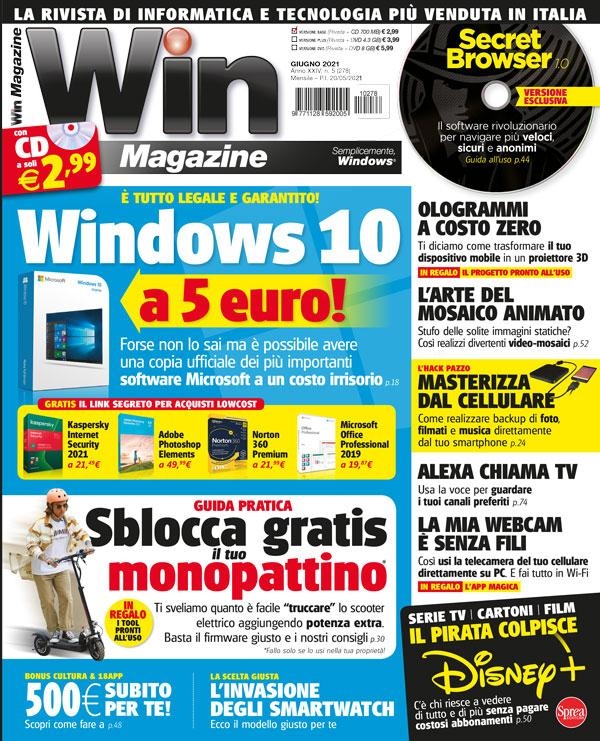 Copertina Win Magazine n.278