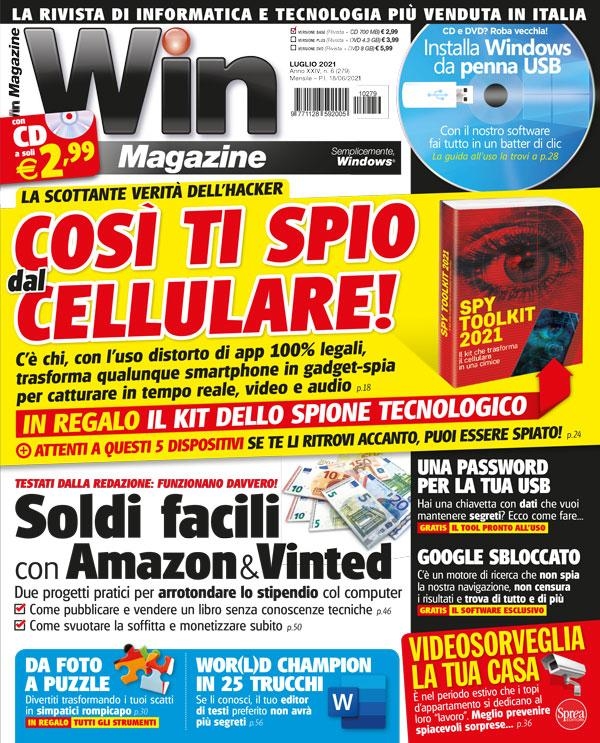 Copertina Win Magazine n.279