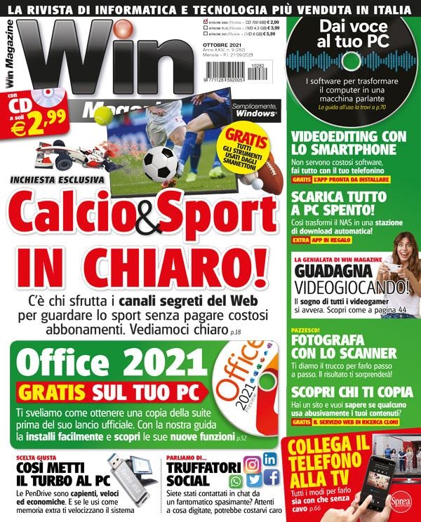 Copertina Win Magazine n.282