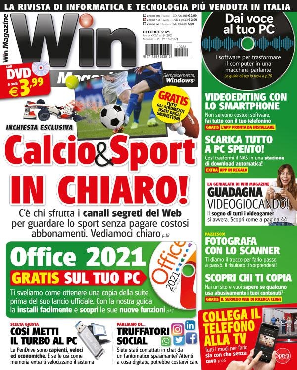 Copertina Win Magazine Plus n.282