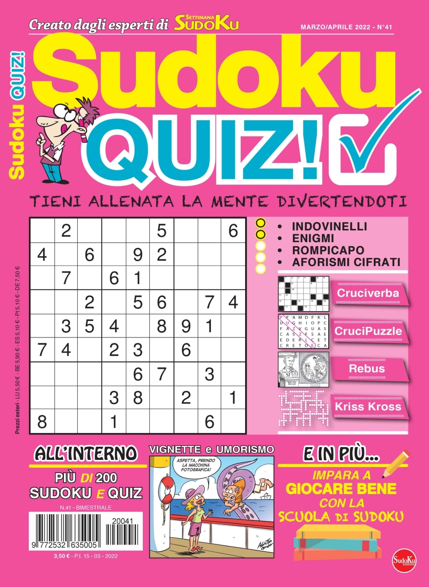 Copertina Sudoku Quiz n.41