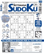Copertina rivista Settimana Sudoku