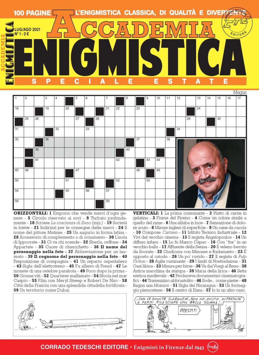 Copertina Accademia Enigmistica Speciale Estate n.1