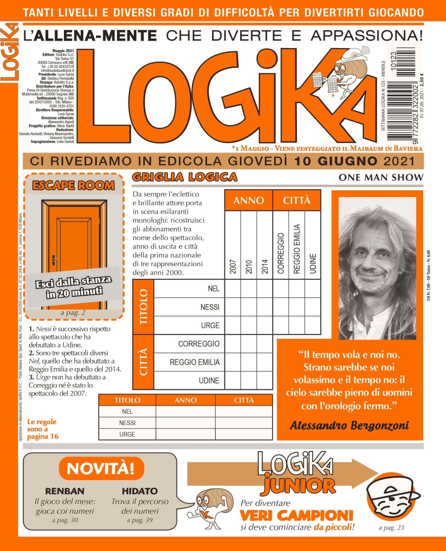 Copertina Settimana Logika n.123