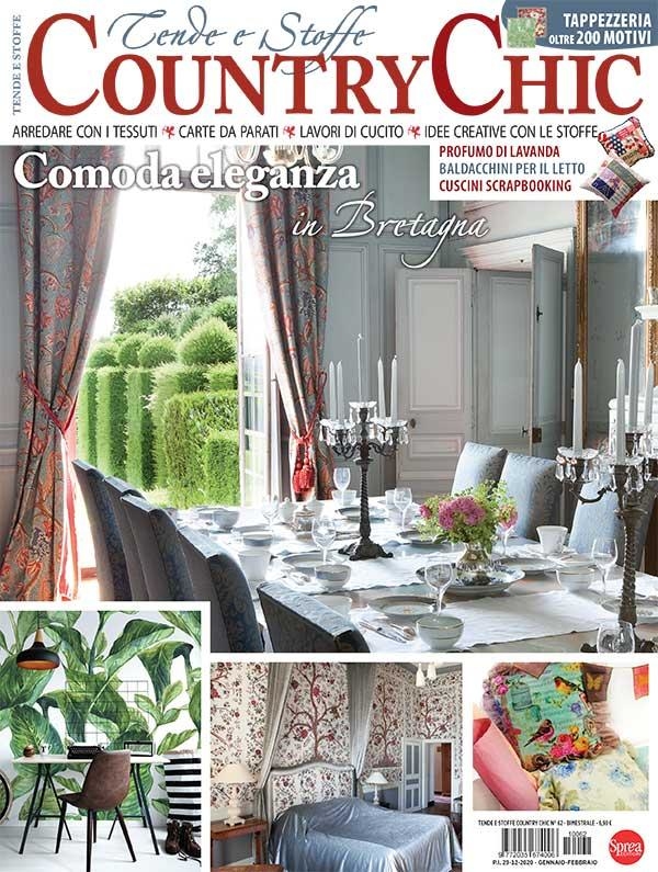 Copertina Tende Stoffe Country Chic n.62