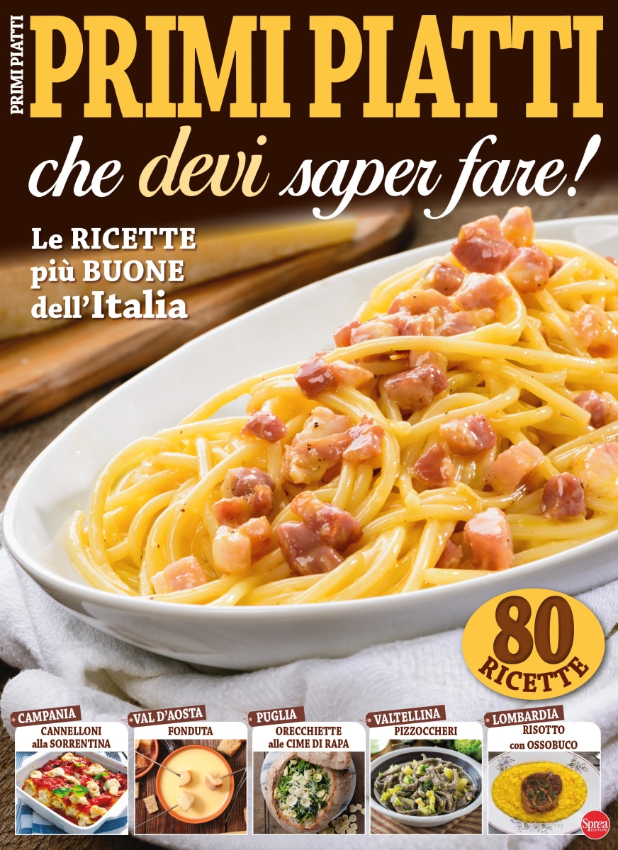Copertina Ricette Tradizionali Speciale Primi Piatti n.1