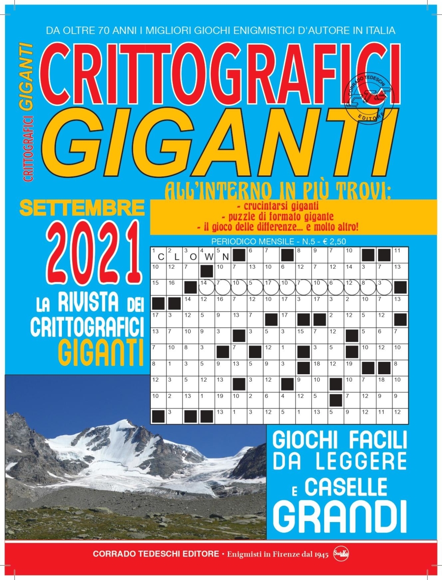 Copertina Crittografici Giganti n.5
