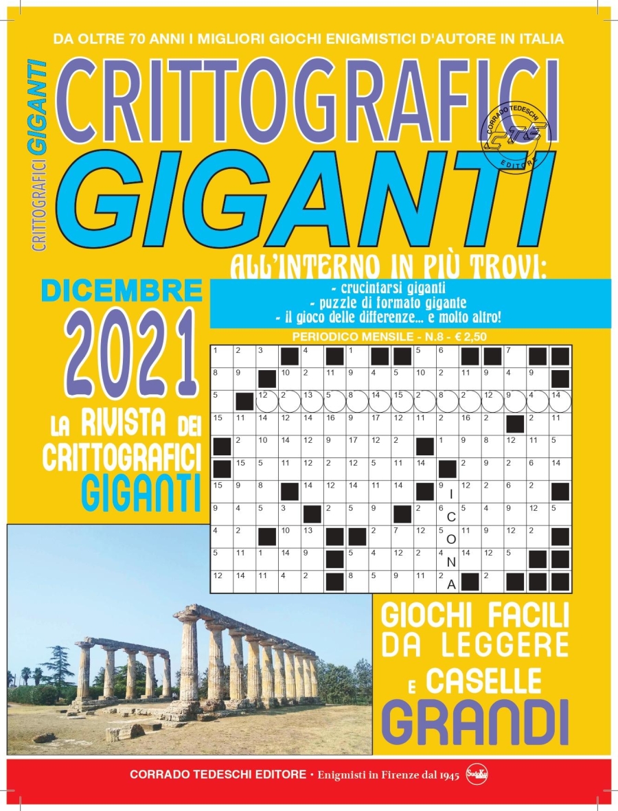 Copertina Crittografici Giganti n.8