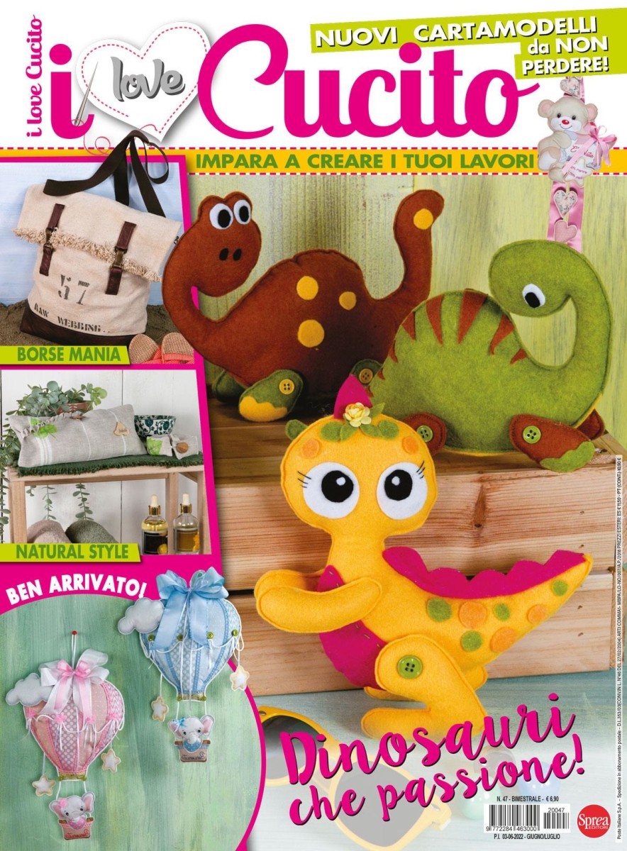 Copertina I Love Cucito n.47