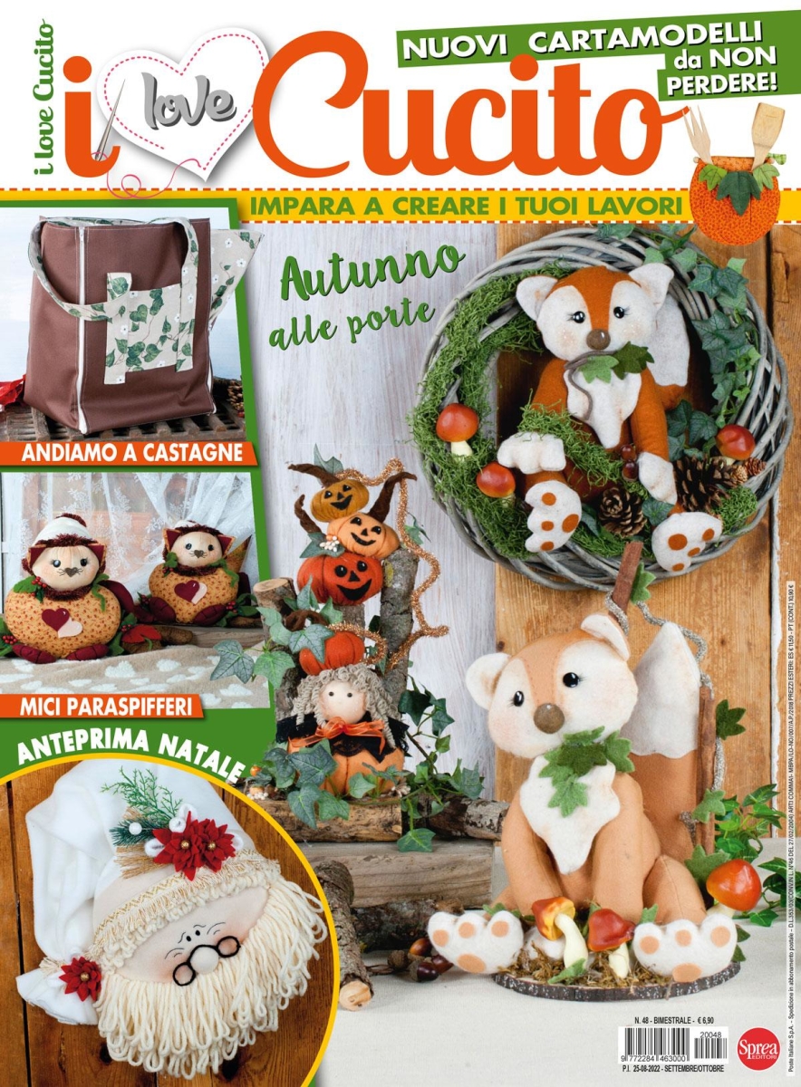 Copertina I Love Cucito n.48