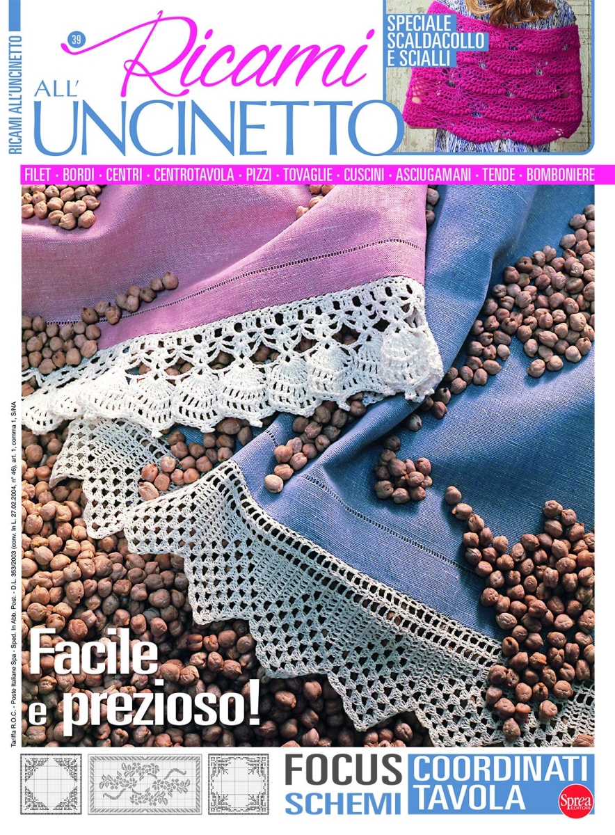 Copertina Ricami all Uncinetto n.39