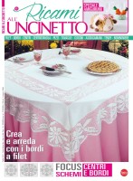 Copertina rivista Ricami all Uncinetto