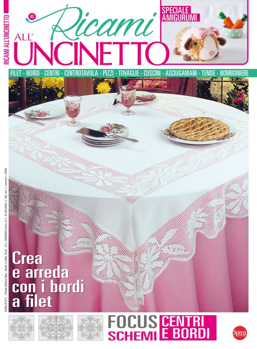 Copertina Ricami all Uncinetto n.40