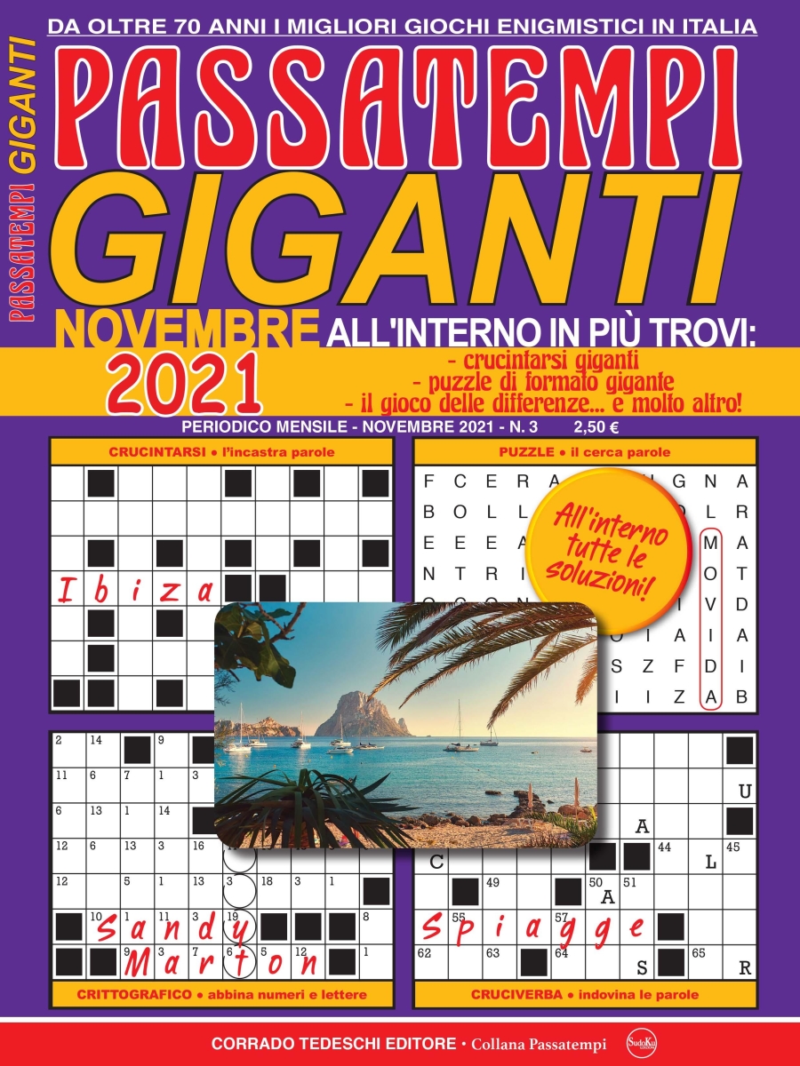 Copertina Passatempi Giganti n.3