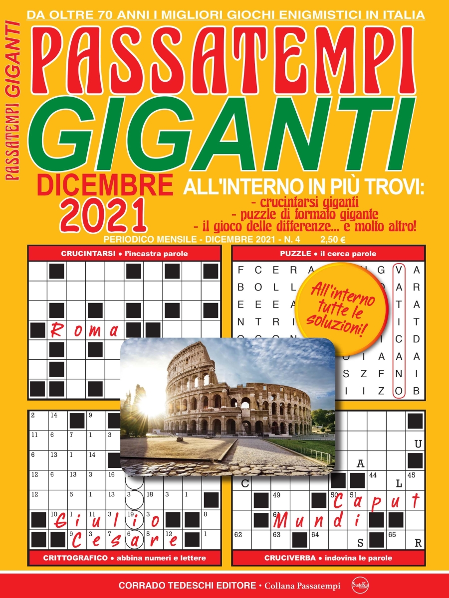 Copertina Passatempi Giganti n.4