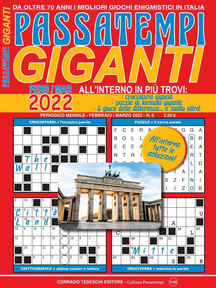 Copertina Passatempi Giganti n.6