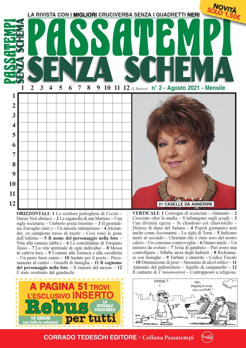 Copertina Passatempi Senza Schema n.2
