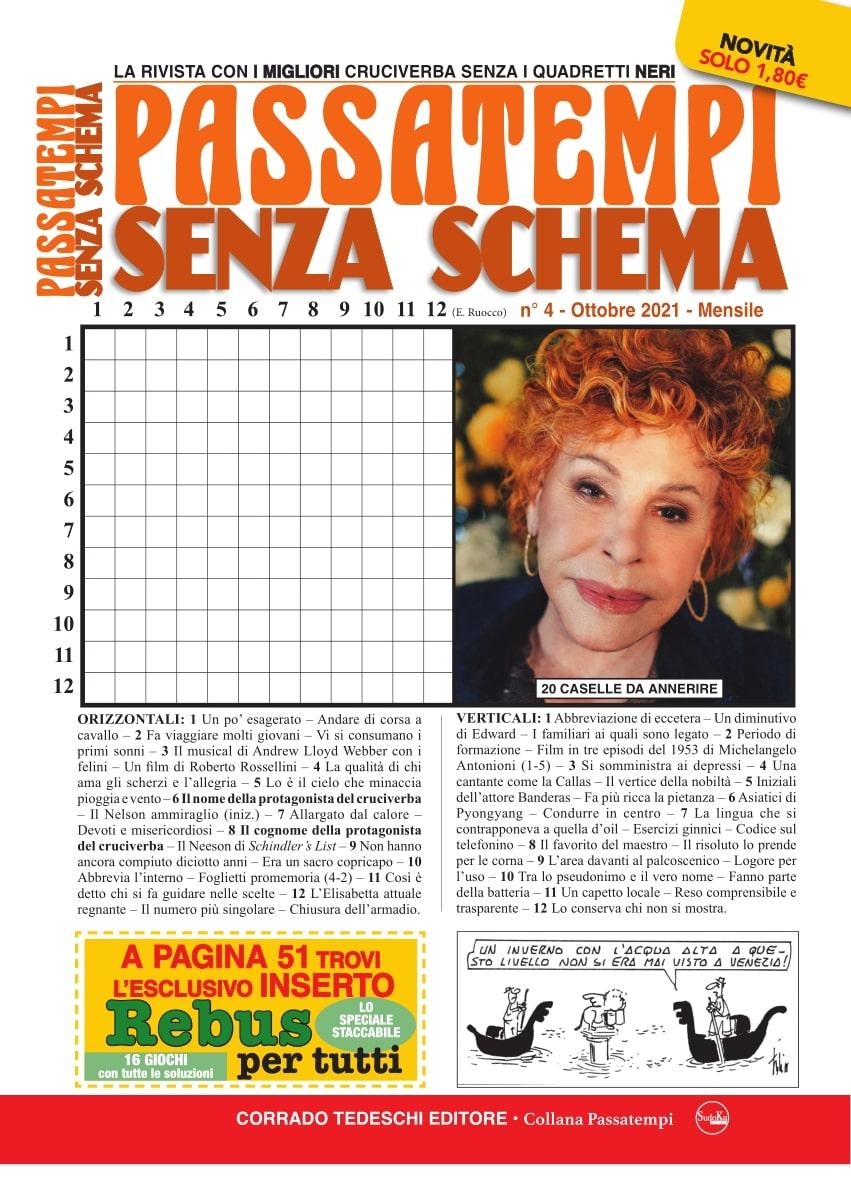 Copertina Passatempi Senza Schema n.4