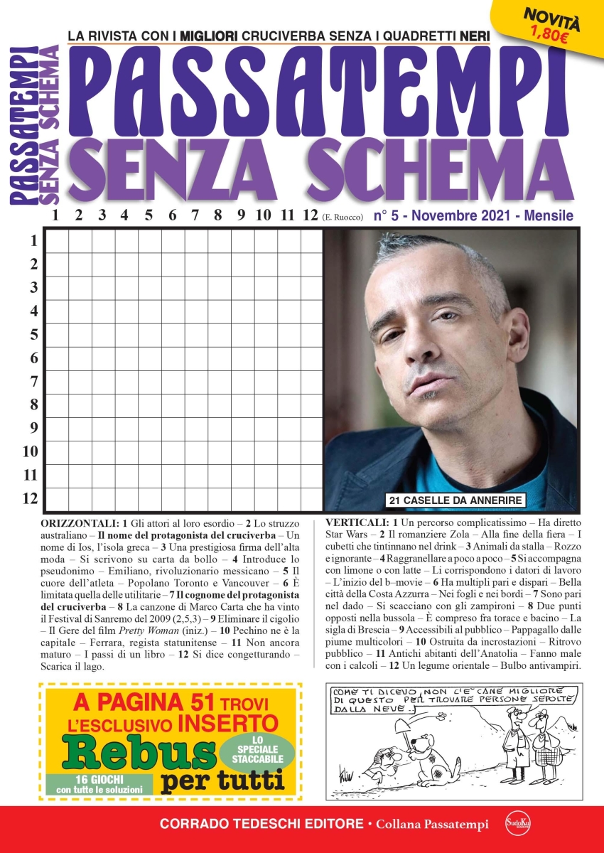 Copertina Passatempi Senza Schema n.5