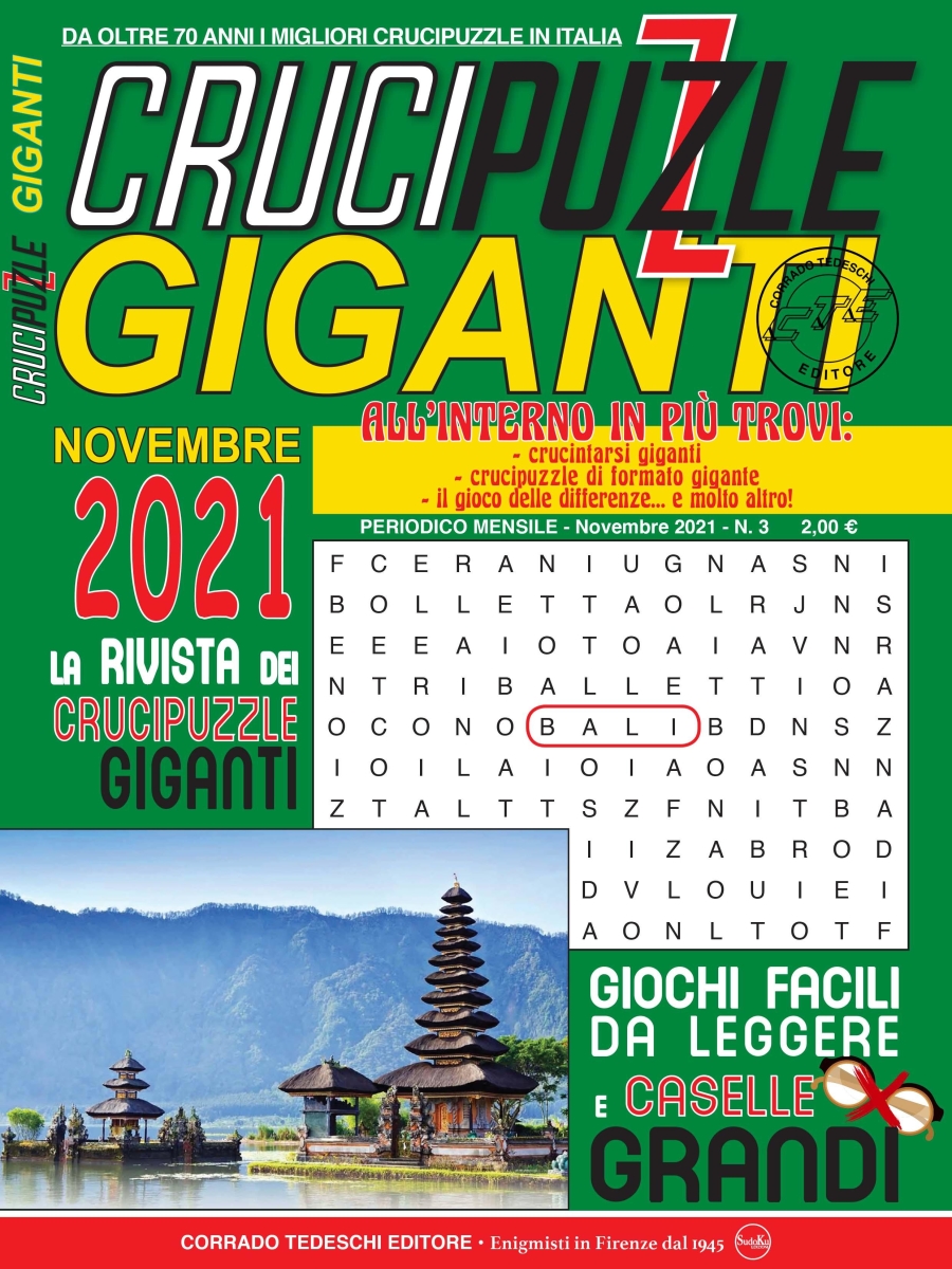 Copertina Crucipuzzle Giganti n.3