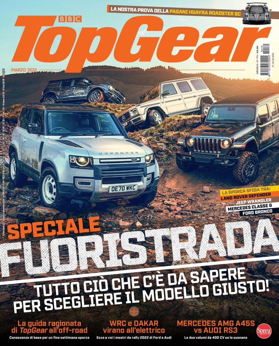 Copertina BBC Top Gear n.170