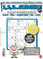 Copertina rivista 1,2,3 Sudoku