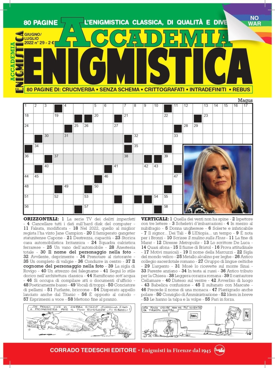 Copertina Accademia Enigmistica n.29