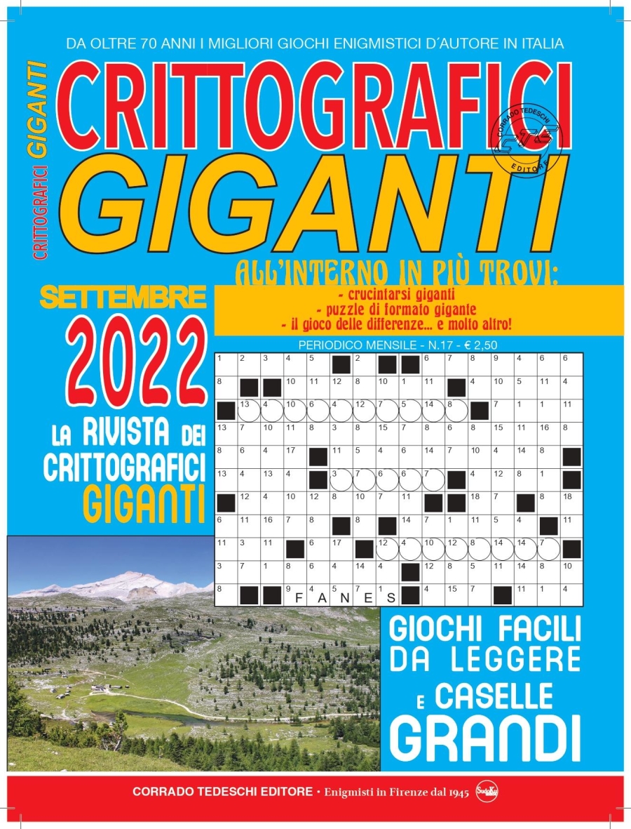 Copertina Crittografici Giganti n.17