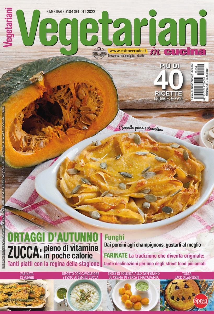 Copertina Vegetariani in Cucina n.104