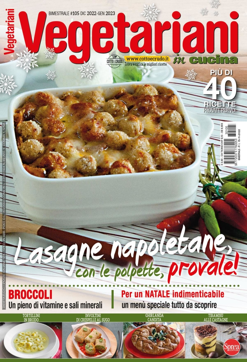 Copertina Vegetariani in Cucina n.105