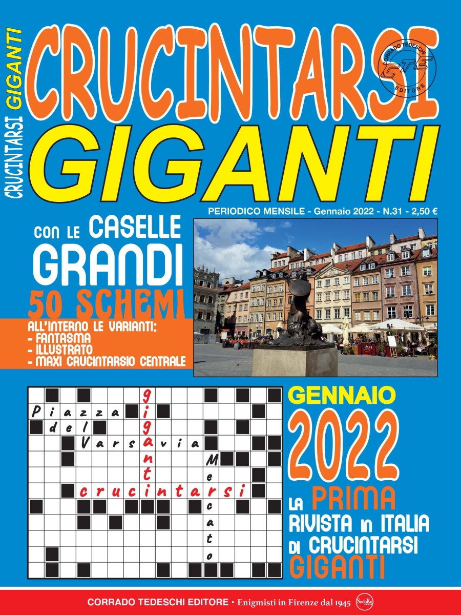 Copertina Crucintarsi Giganti n.31