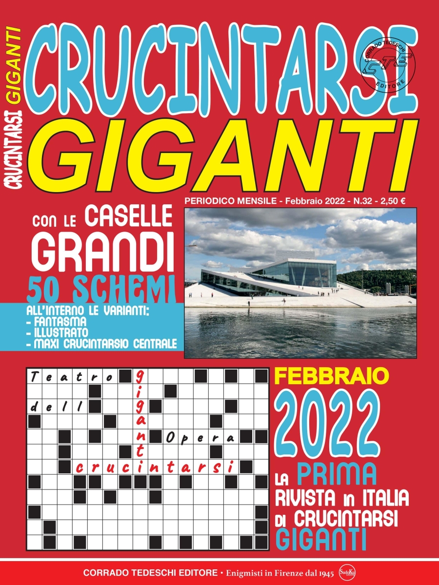 Copertina Crucintarsi Giganti n.32