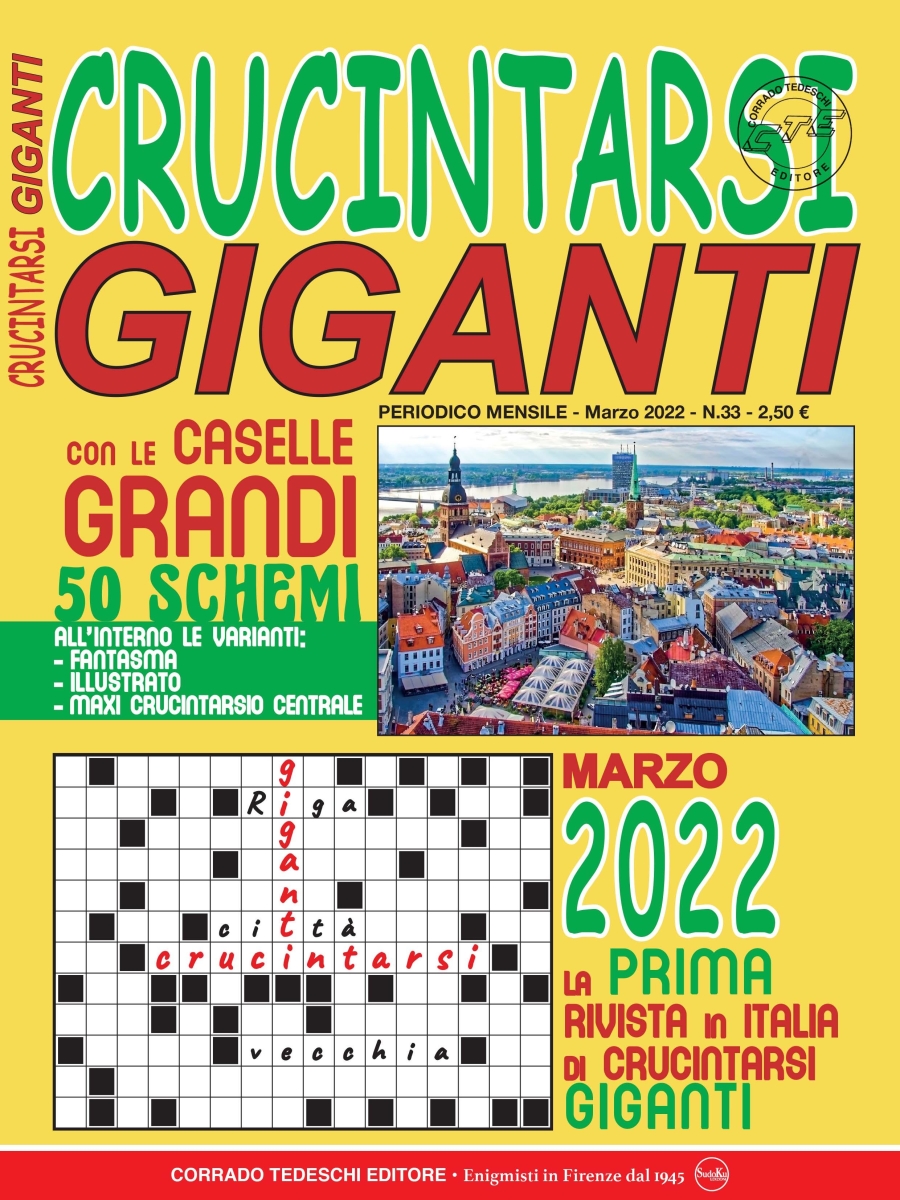 Copertina Crucintarsi Giganti n.33