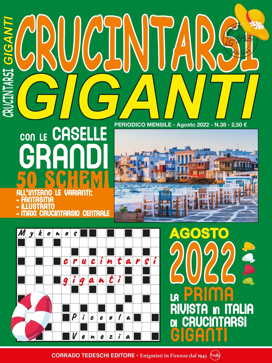Copertina Crucintarsi Giganti n.38