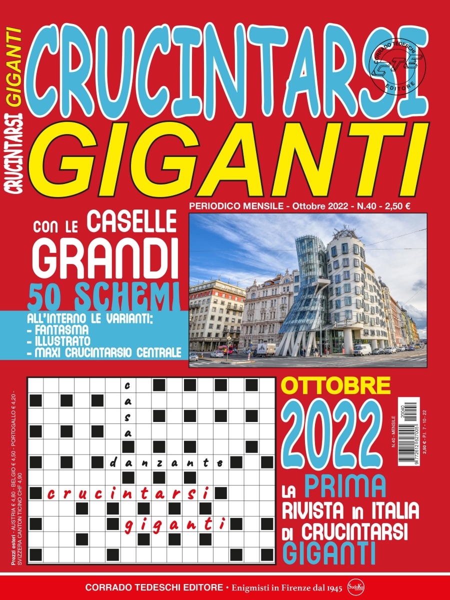 Copertina Crucintarsi Giganti n.40