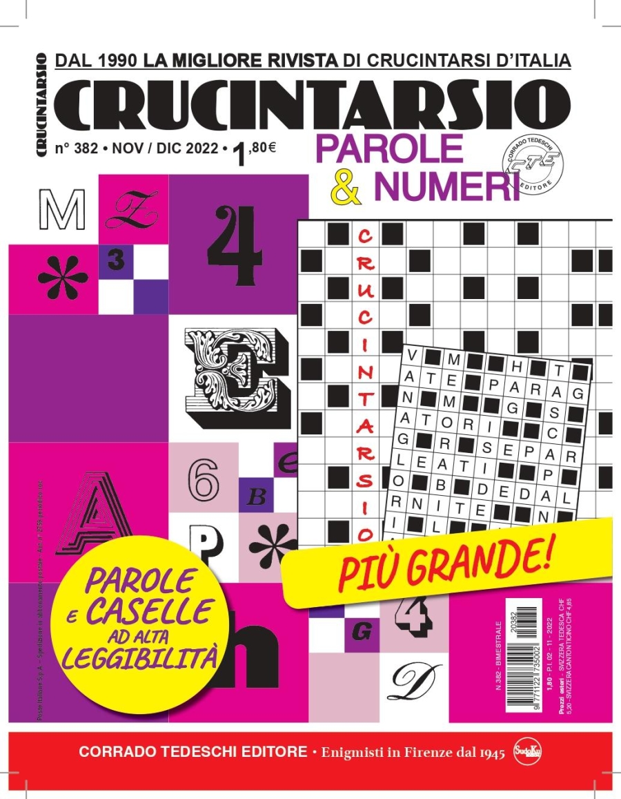 Copertina Crucintarsio n.382