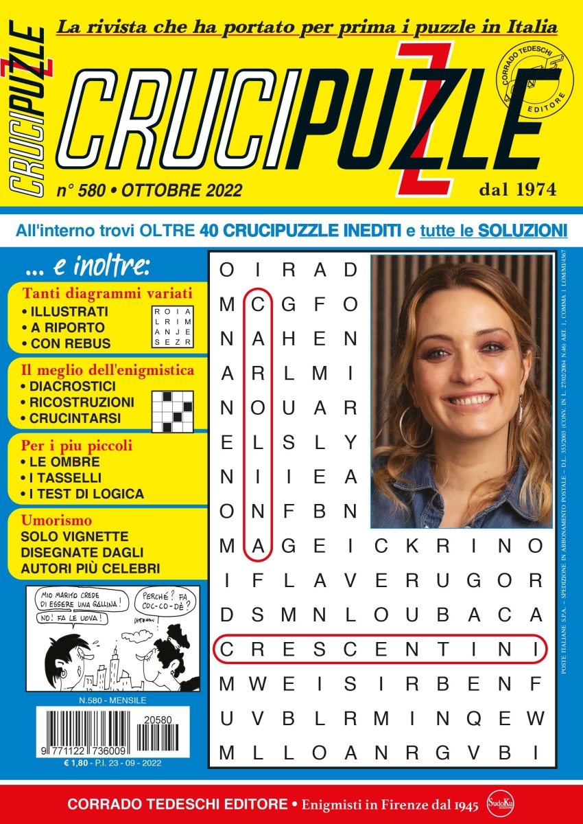 Copertina Crucipuzzle n.580
