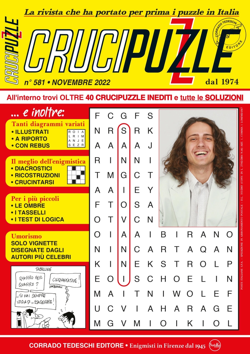 Copertina Crucipuzzle n.581