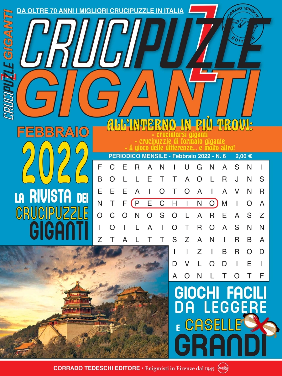 Copertina Crucipuzzle Giganti n.6