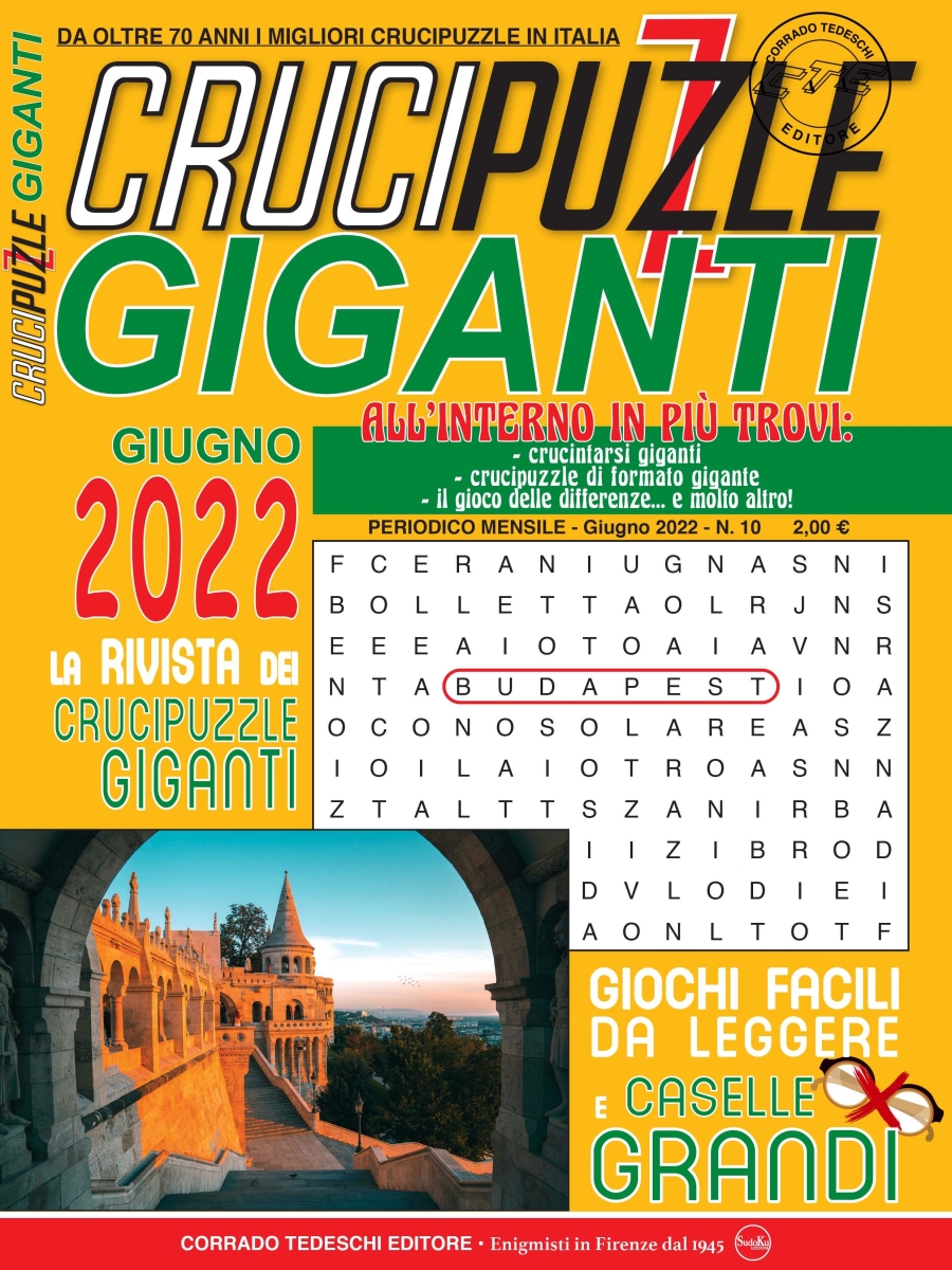 Copertina Crucipuzzle Giganti n.10